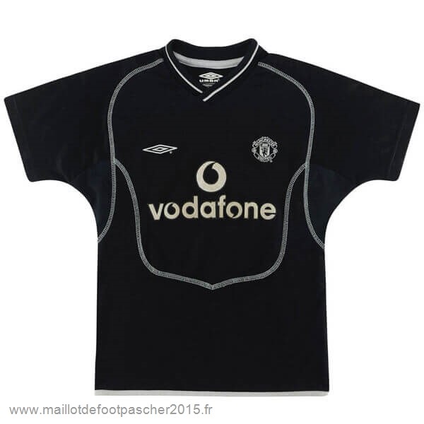 Maillot Foot Achat Exterieur Maillot Manchester United Rétro 2000 2002 Noir