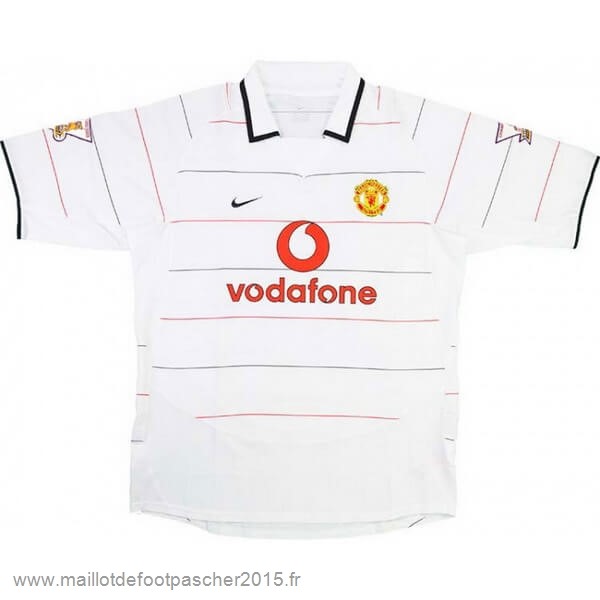 Maillot Foot Achat Exterieur Maillot Manchester United Rétro 2003 2005 Blanc