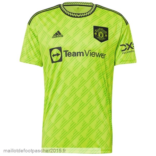 Maillot Foot Achat Third Maillot Manchester United 2022 2023 Vert