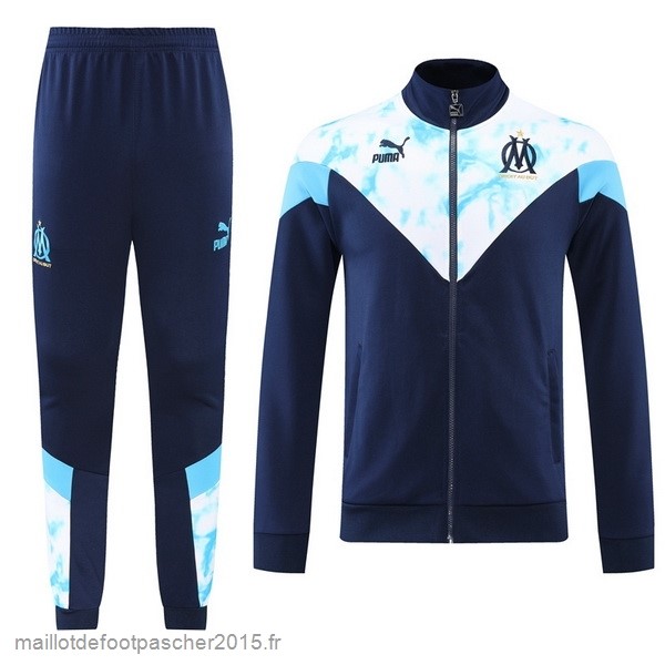 Maillot Foot Achat Survêtements Marseille 2022 2023 Bleu Blanc