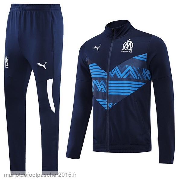 Maillot Foot Achat Survêtements Marseille 2022 2023 Bleu Marine