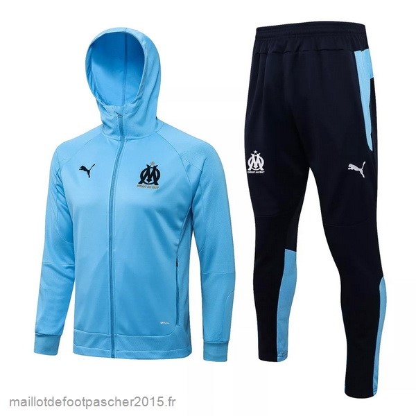 Maillot Foot Achat Sweat Shirt Capuche Marseille 2021 2022 Bleu