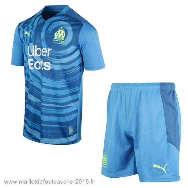 Maillot Foot Achat Third Conjunto De Enfant Marseille 2020 2021 Bleu