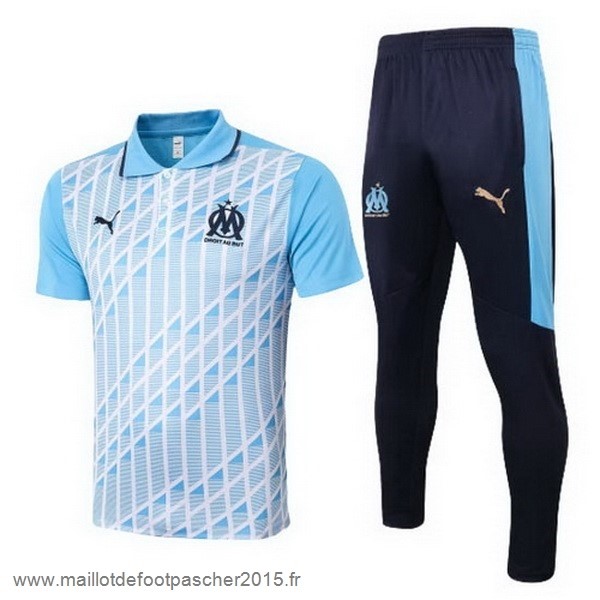 Maillot Foot Achat Ensemble Complet Polo Marseille 2020 2021 Bleu