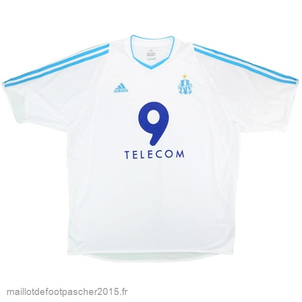 Maillot Foot Achat Domicile Maillot Marseille Rétro 2003 2004 Blanc