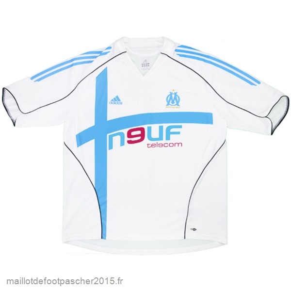 Maillot Foot Achat Domicile Maillot Marseille Rétro 2005 2006 Blanc