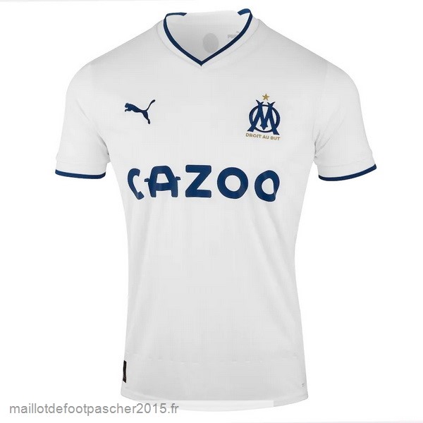 Maillot Foot Achat Domicile Maillot Marseille 2022 2023 Blanc