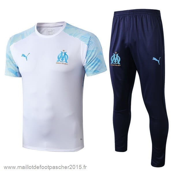 Maillot Foot Achat Entrainement Conjunto Completo Marseille 2019 2020 Bleu Blanc