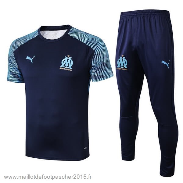 Maillot Foot Achat Entrainement Conjunto Completo Marseille 2019 2020 Bleu Marine