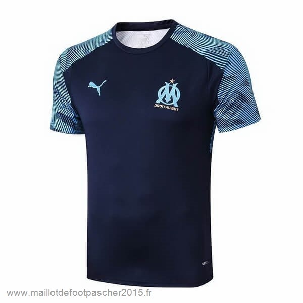 Maillot Foot Achat Entrainement Marseille Bleu 2019 2020