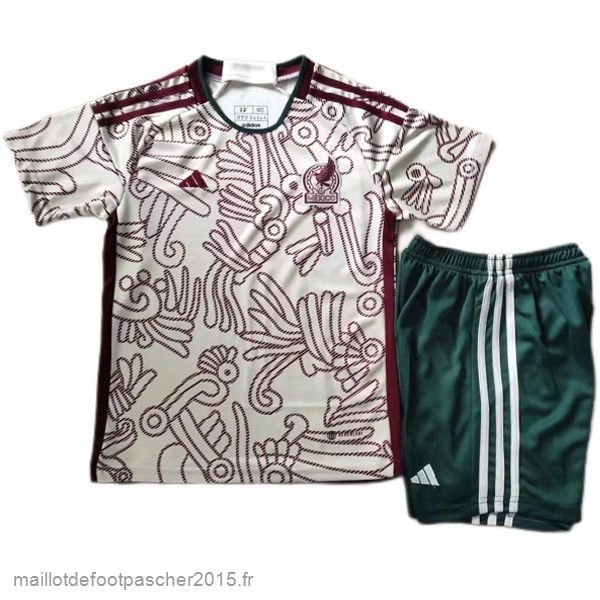 Maillot Foot Achat Exterieur Conjunto De Enfant Mexique 2022 Rouge