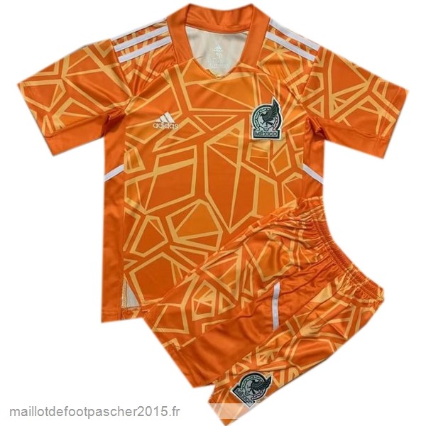 Maillot Foot Achat Gardien Conjunto De Enfant Mexique 2022 Orange