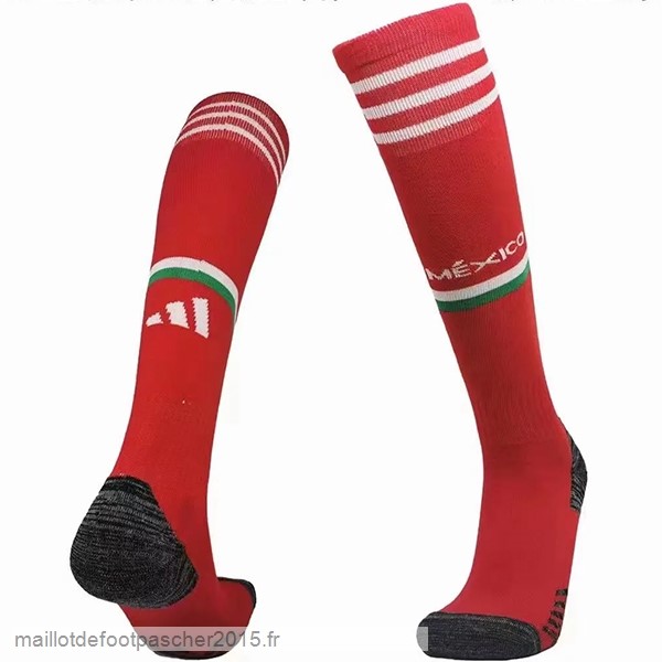 Maillot Foot Achat Domicile Chaussette Mexique 2022 Rouge