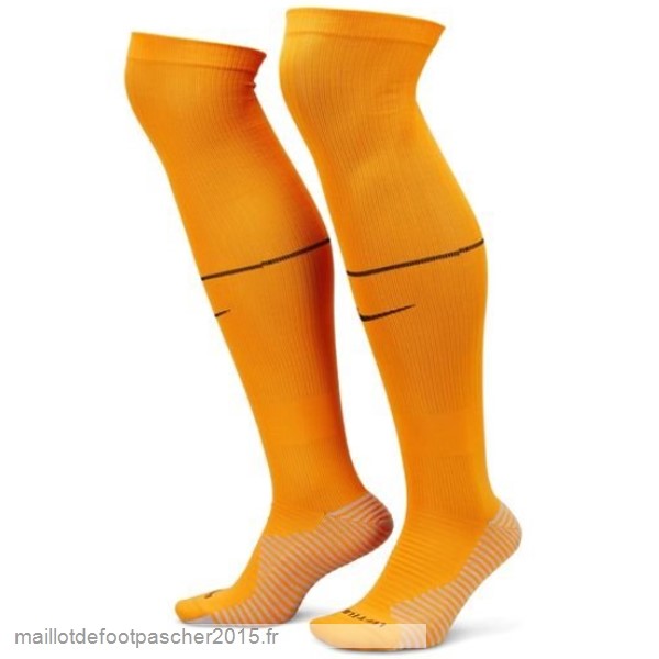 Maillot Foot Achat Domicile Chaussette Enfant Pays Bas 2022 Jaune