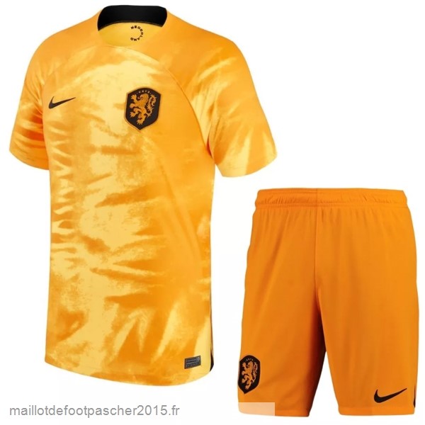 Maillot Foot Achat Domicile Conjunto De Enfant Pays Bas 2022 Orange