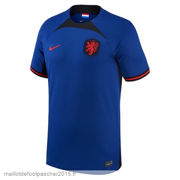 Maillot Foot Achat Exterieur Maillot Pays Bas 2022 Bleu