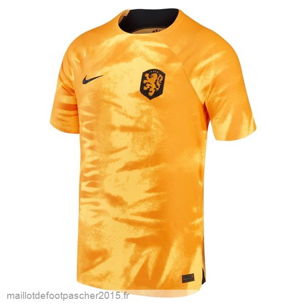 Maillot Foot Achat Thailande Domicile Joueurs Maillot Pays Bas 2022 Jaune