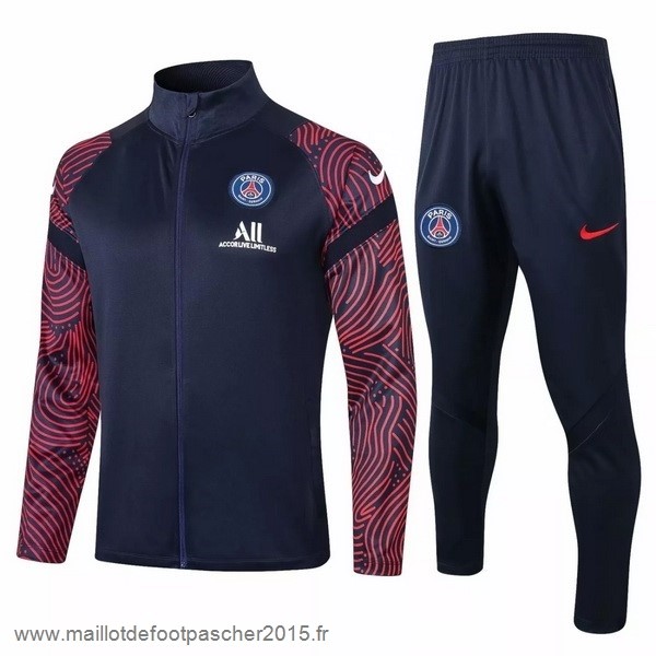 Maillot Foot Achat Survêtements Paris Saint Germain 2020 2021 Noir Rouge