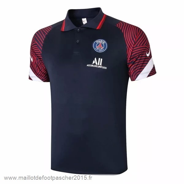 Maillot Foot Achat Polo Paris Saint Germain 2020 2021 Bleu Marine Rouge