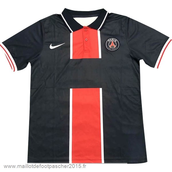 Maillot Foot Achat Polo Paris Saint Germain 2020 2021 Bleu Rouge