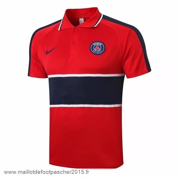 Maillot Foot Achat Polo Paris Saint Germain 2020 2021 Rouge Noir