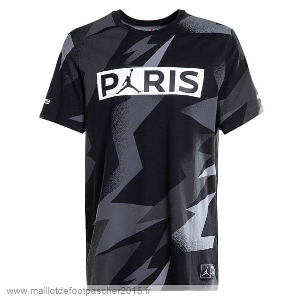 Maillot Foot Achat Entrainement Paris Saint Germain 2019 2020 Noir Gris