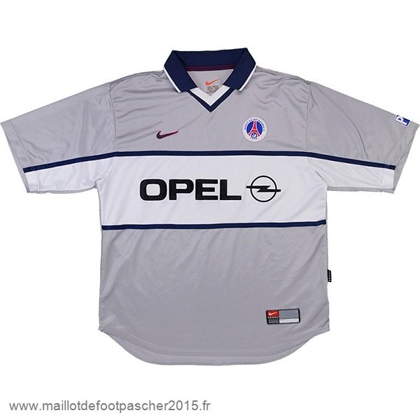 Maillot Foot Achat Exterieur Maillot Paris Saint Germain Rétro 2000 Gris