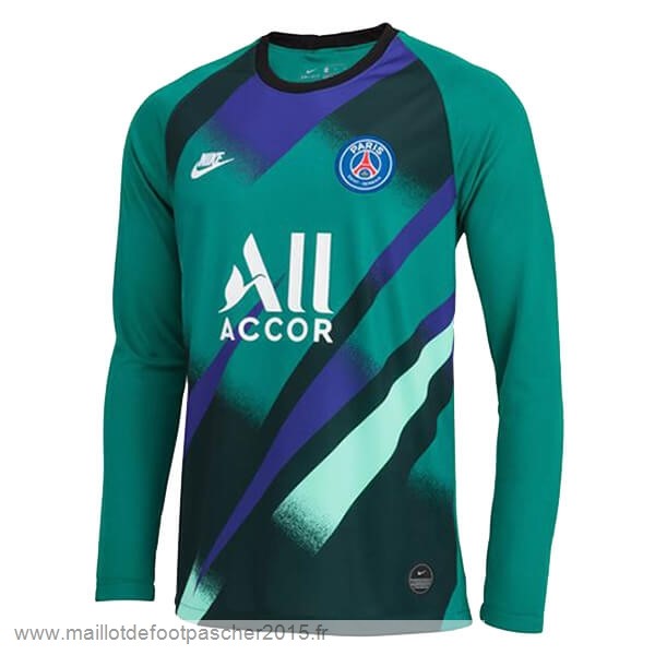 Maillot Foot Achat Manches Longues Gardien Paris Saint Germain 2019 2020 Vert