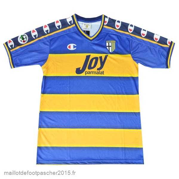 Maillot Foot Achat Domicile Maillot Parma Rétro 2001 2002 Bleu Jaune