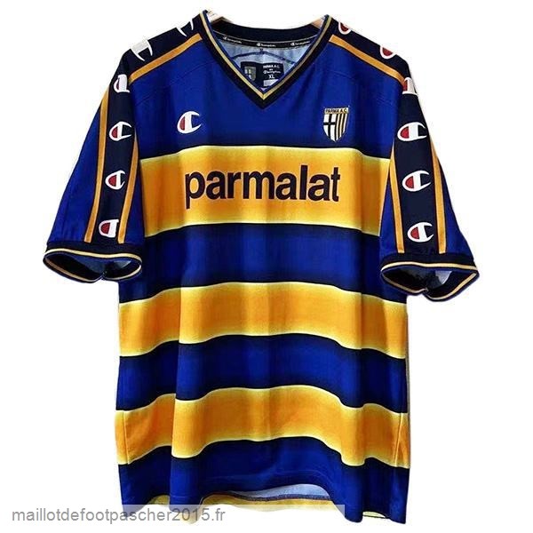 Maillot Foot Achat Domicile Maillot Parma Rétro 2002 2003 Bleu Jaune