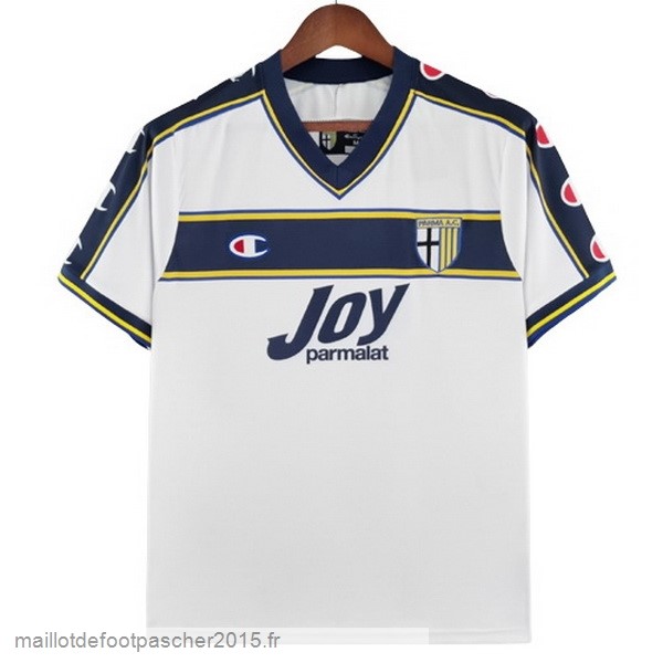 Maillot Foot Achat Exterieur Maillot Parma Rétro 2001 2002 Blanc