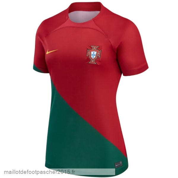 Maillot Foot Achat Domicile Maillot Femme Portugal 2022 Rouge