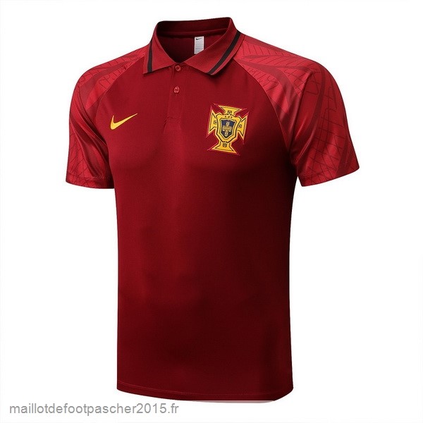 Maillot Foot Achat Polo Portugal 2022 Rouge