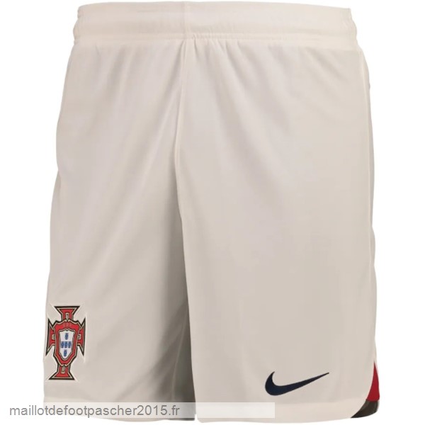 Maillot Foot Achat Exterieur Pantalon Portugal 2022 Blanc