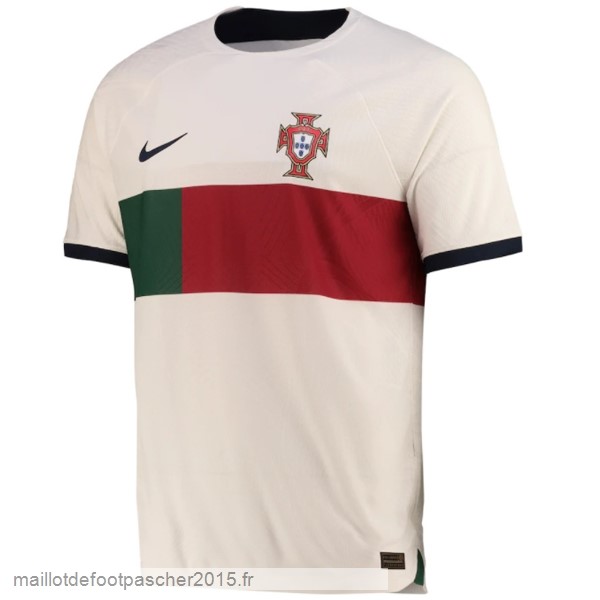 Maillot Foot Achat Thailande Exterieur Joueurs Maillot Portugal 2022 Blanc