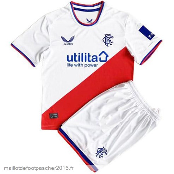 Maillot Foot Achat Third Conjunto De Enfant Rangers 2022 2023 Blanc