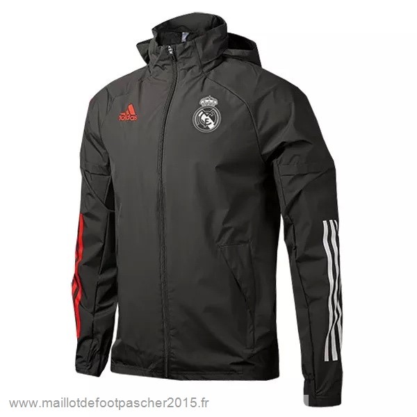 Maillot Foot Achat Coupe Vent Real Madrid 2020 2021 Noir