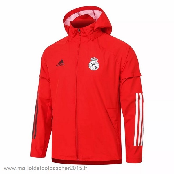 Maillot Foot Achat Coupe Vent Real Madrid 2020 2021 Rouge