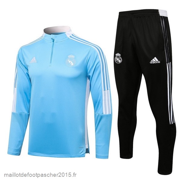 Maillot Foot Achat Survêtements Real Madrid 2021 2022 Bleu Blanc Noir