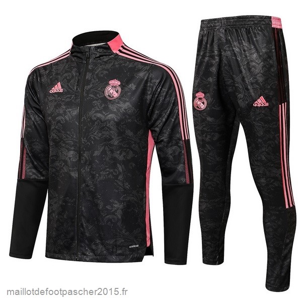 Maillot Foot Achat Survêtements Real Madrid 2021 2022 Noir I Rose