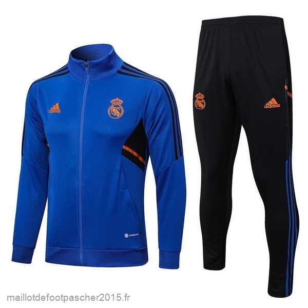 Maillot Foot Achat Survêtements Real Madrid 2022 2023 Bleu Noir