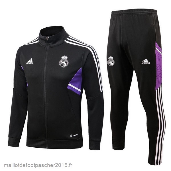 Maillot Foot Achat Survêtements Real Madrid 2022 2023 Noir I Purpura