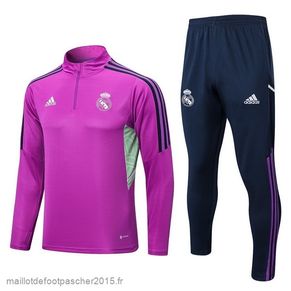 Maillot Foot Achat Survêtements Real Madrid 2022 2023 Purpura II Noir