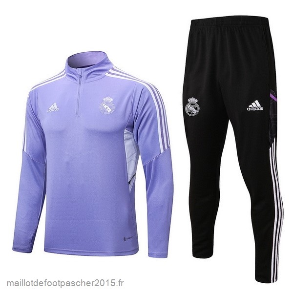 Maillot Foot Achat Survêtements Real Madrid 2022 2023 Purpura I Noir