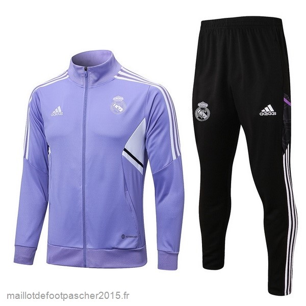 Maillot Foot Achat Survêtements Real Madrid 2022 2023 Purpura Noir