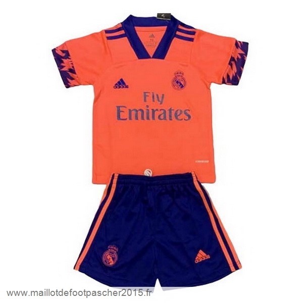 Maillot Foot Achat Concept Conjunto De Enfant Real Madrid 2020 2021 Orange