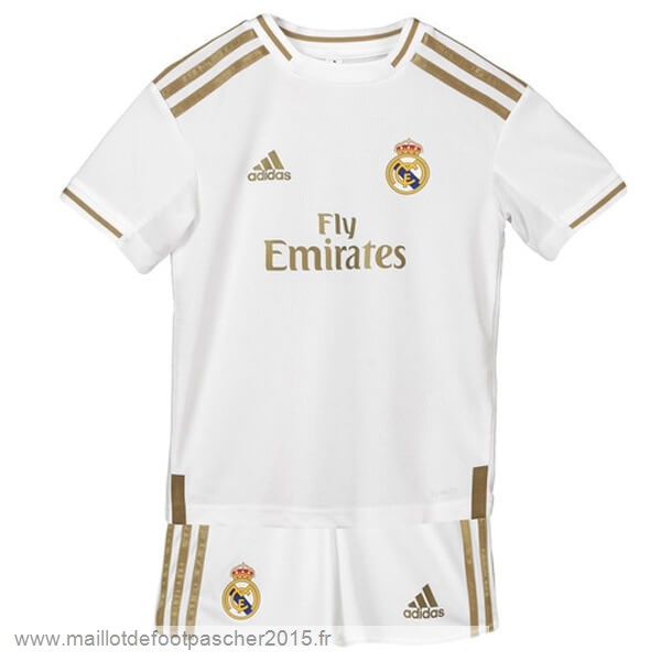 Maillot Foot Achat Domicile Conjunto De Enfant Real Madrid 2019 2020 Blanc