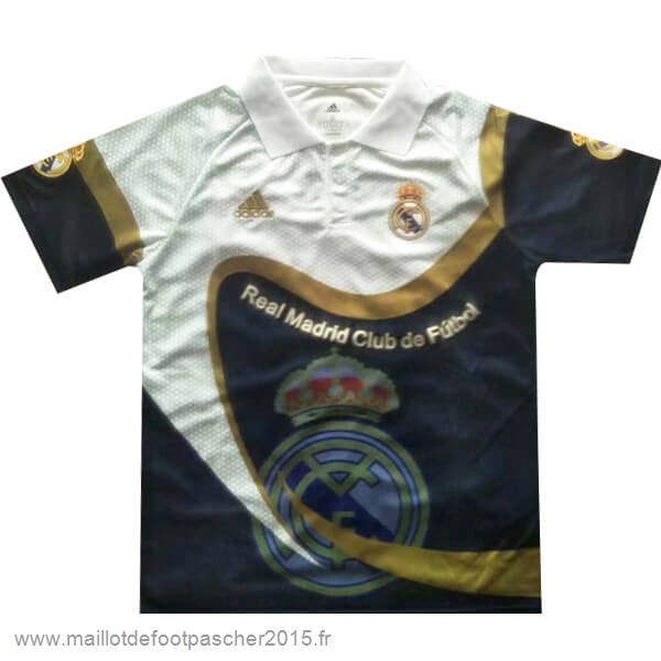 Maillot Foot Achat Entrainement Real Madrid 2019 2020 Jaune Blanc