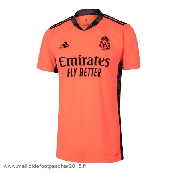 Maillot Foot Achat Exterieur Maillot Gardien Real Madrid 2020 2021 Orange