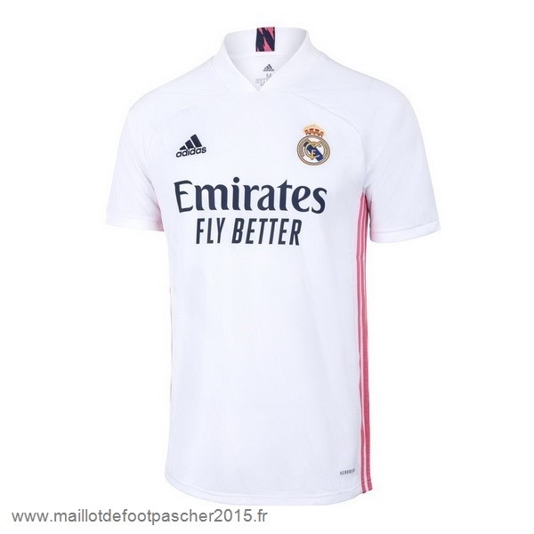 Maillot Foot Achat Tailandia Domicile Maillot Real Madrid 2020 2021 Blanc